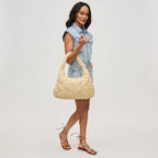 Dare to Dream - Large Woven Straw Hobo