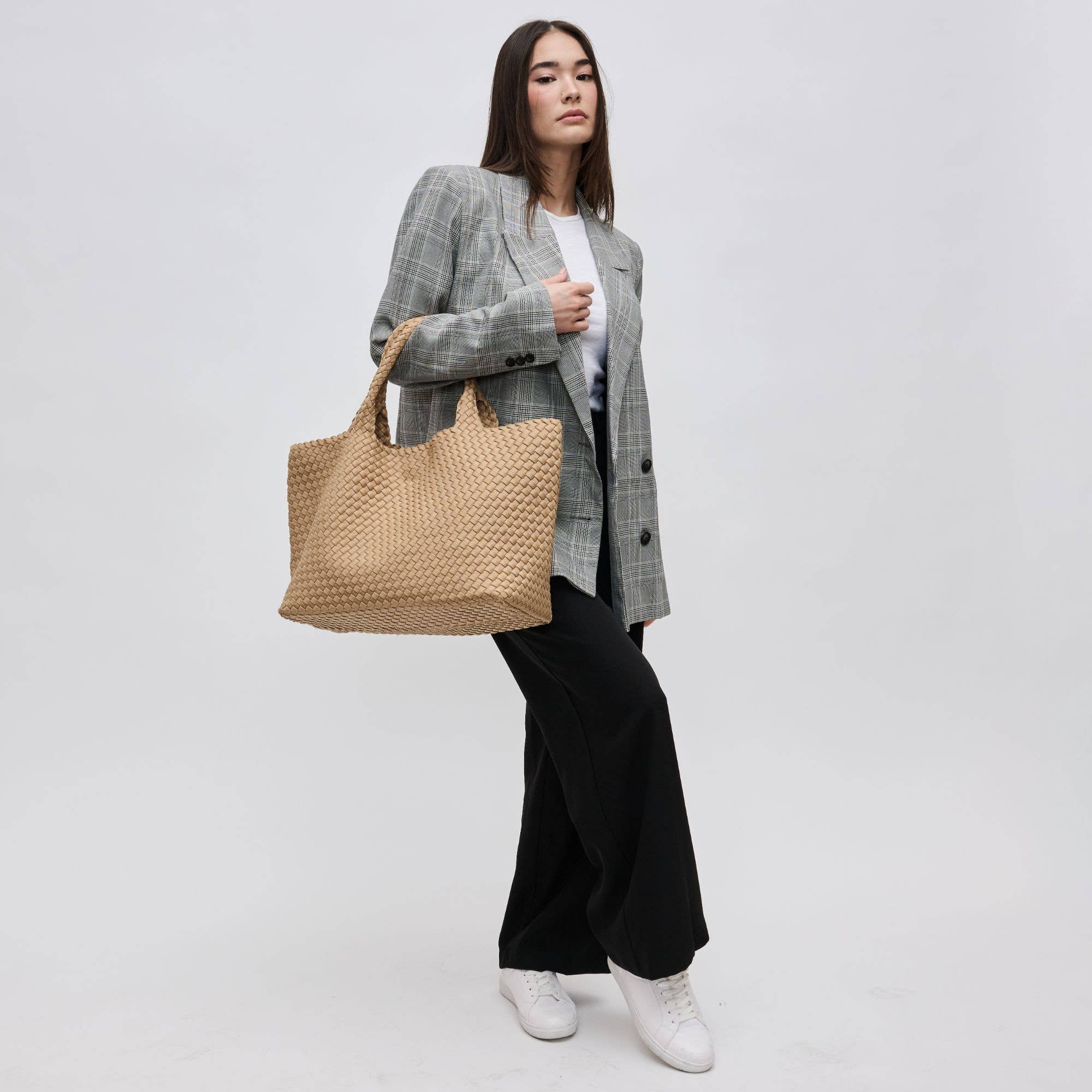 Sky's The Limit Large Woven Neoprene Tote