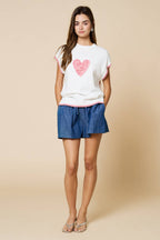 ELASTIC WAIST SHORTS