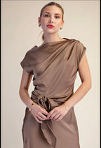 Asymmetrical Dress Waist Tie