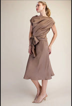 Asymmetrical Dress Waist Tie