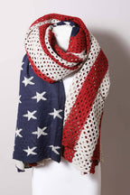 Oversized American Flag Knit Blanket 🇺🇸