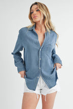 Denim Button down