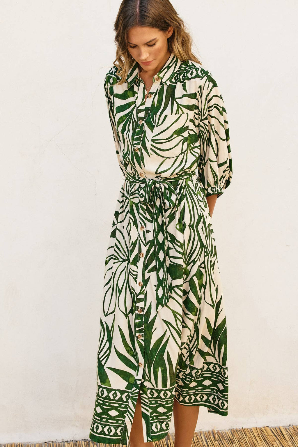 Take Me Away Longline Shirt Dress