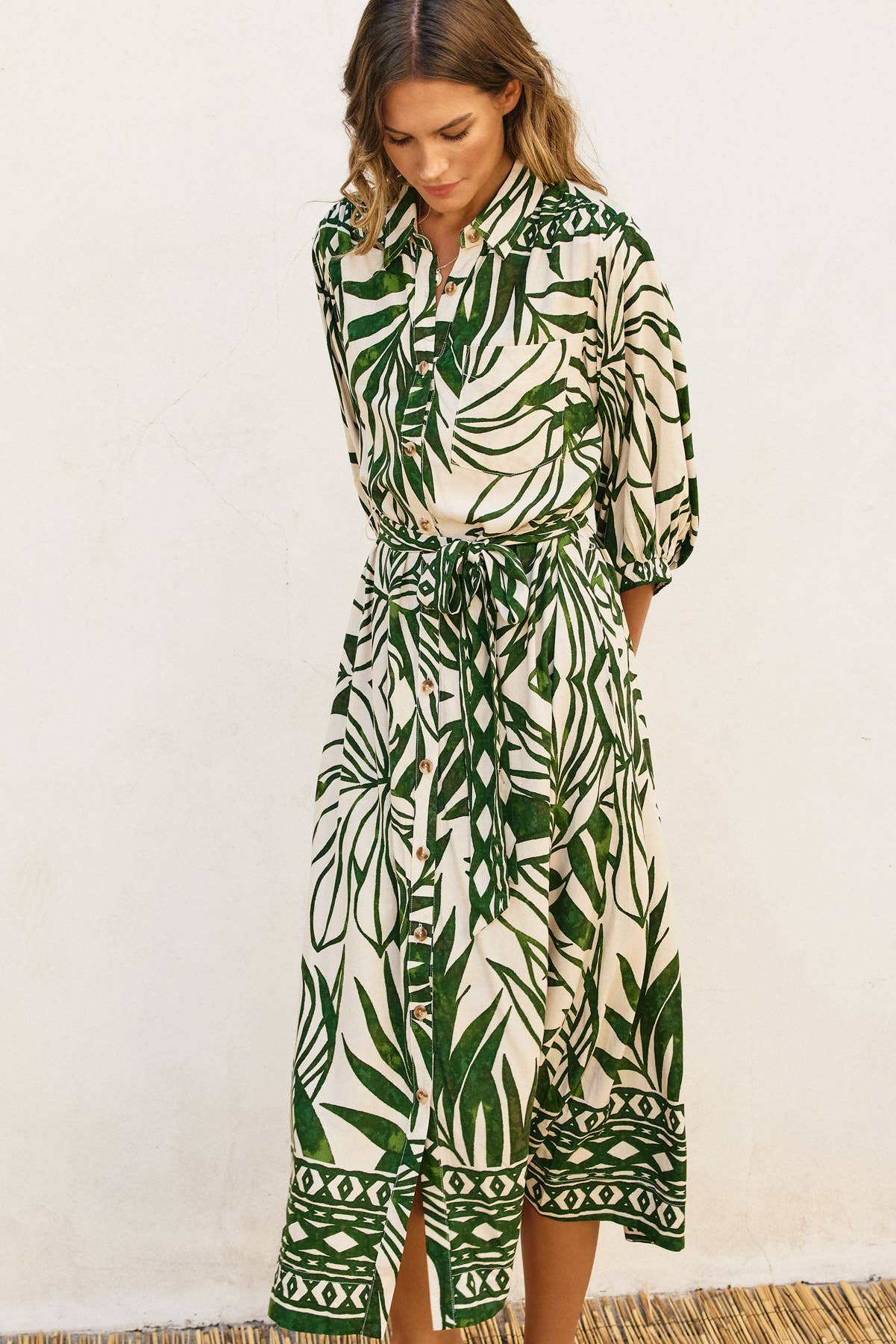 Take Me Away Longline Shirt Dress