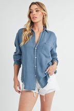 Denim Button down