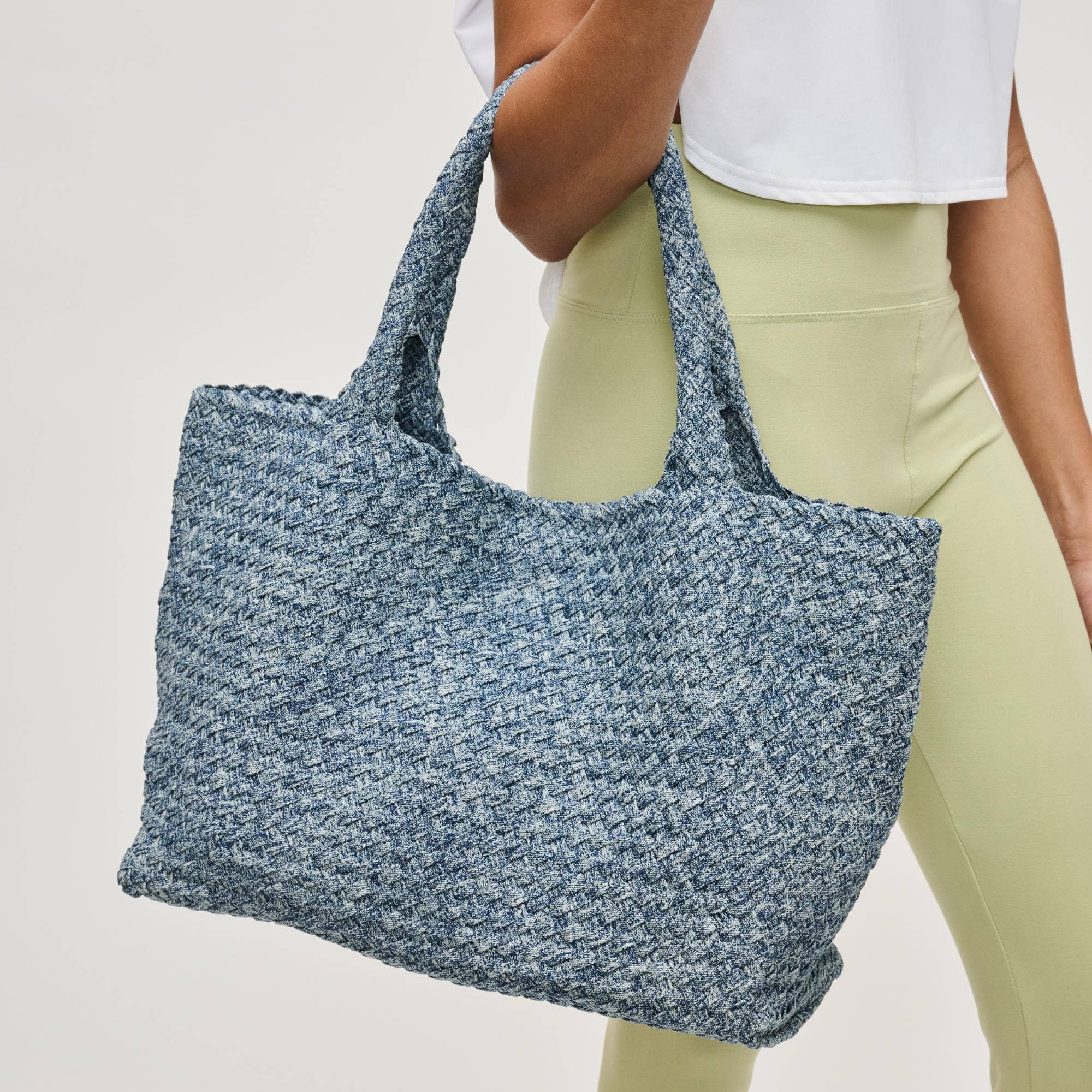 Sky's The Limit - Large Denim Tote