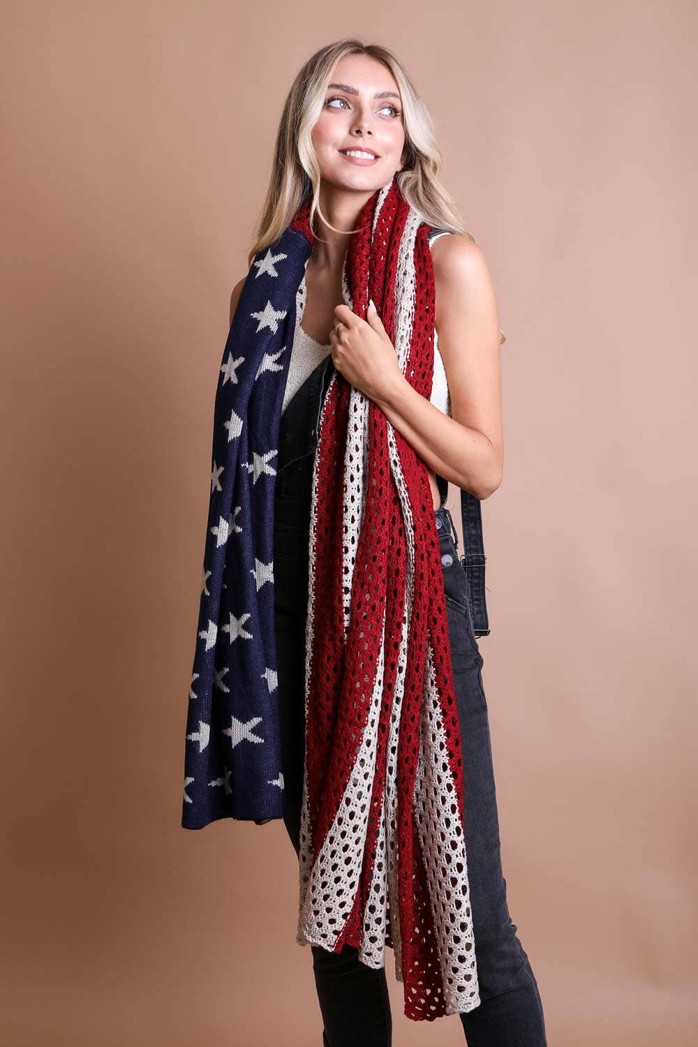 Oversized American Flag Knit Blanket 🇺🇸