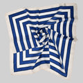 WATERCOLOR SQUARE PATTERN SILKY SQUARE SCARF