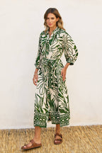 Take Me Away Longline Shirt Dress