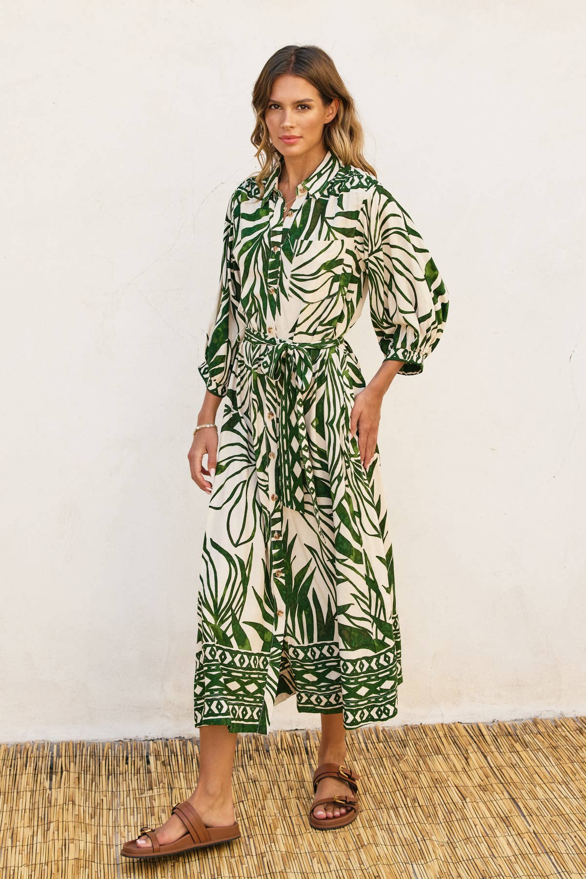 Take Me Away Longline Shirt Dress