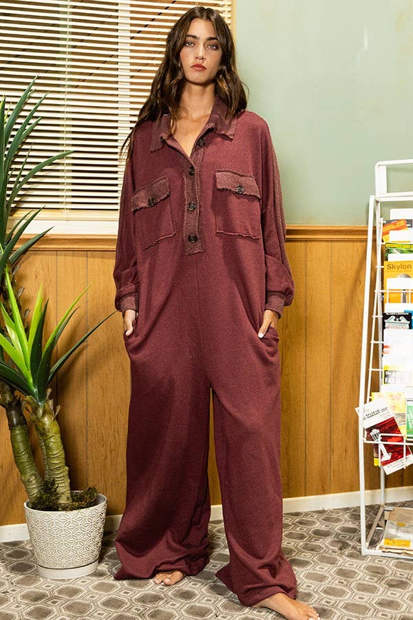 Oversize French Terry Jumpsuit