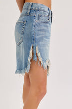 Mid Waisted Cut Off Shorts