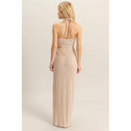 Halter Top & Knotted Skirt Set