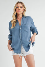 Denim Button down