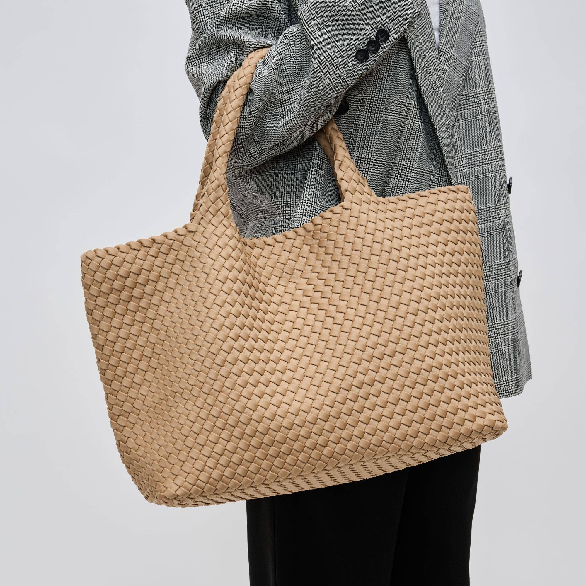 Sky's The Limit Large Woven Neoprene Tote