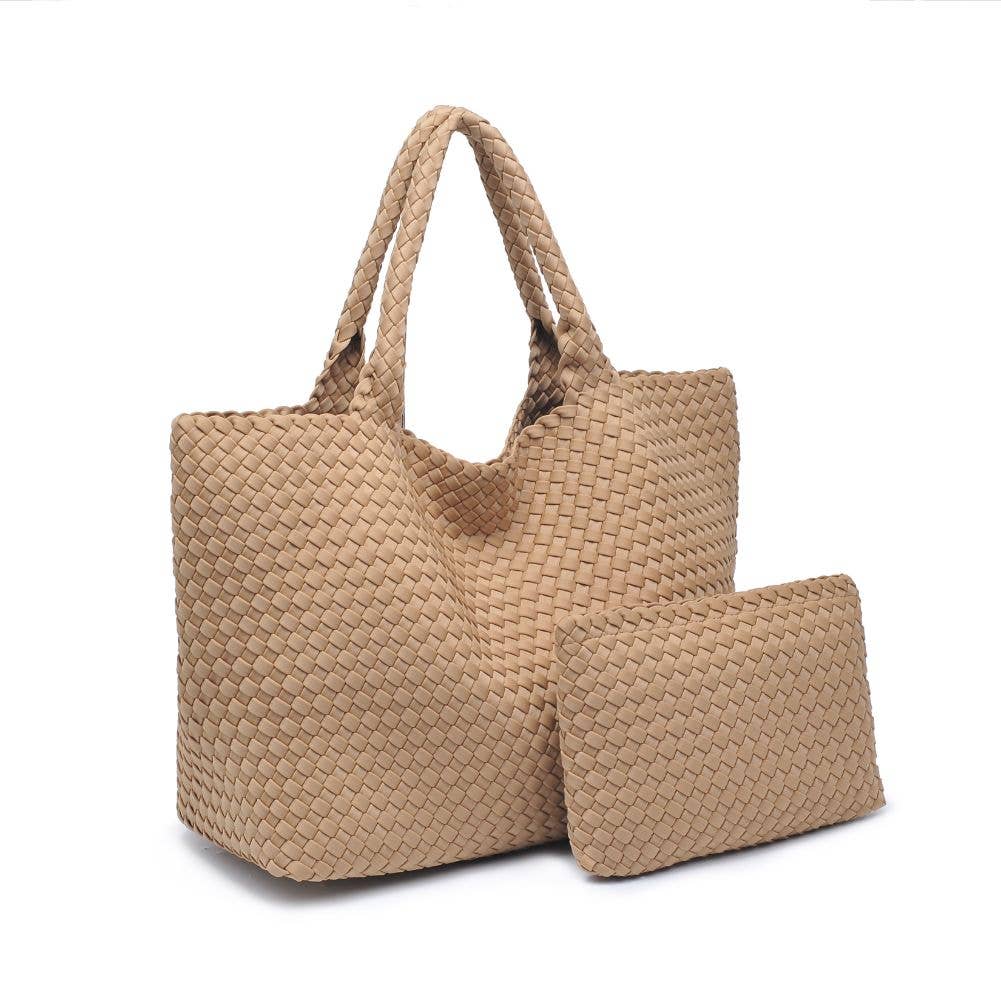 Sky's The Limit Large Woven Neoprene Tote