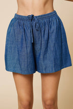 ELASTIC WAIST SHORTS