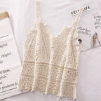 Bohemia Crochet Lace v-neck tank top - 3 colors