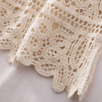 Bohemia Crochet Lace v-neck tank top - 3 colors