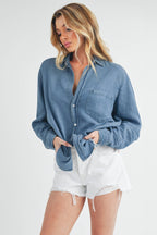 Denim Button down