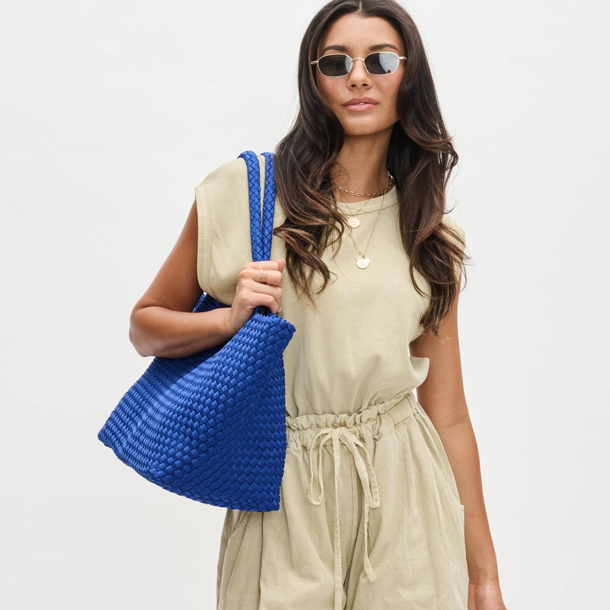 Sky's The Limit Large Woven Neoprene Tote
