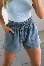 Cozy Denim Shorts