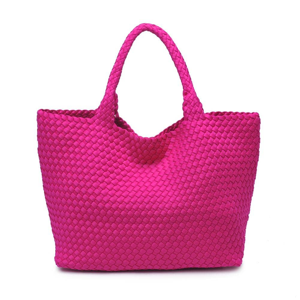 Sky's The Limit Large Woven Neoprene Tote