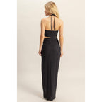 Halter Top & Knotted Skirt Set