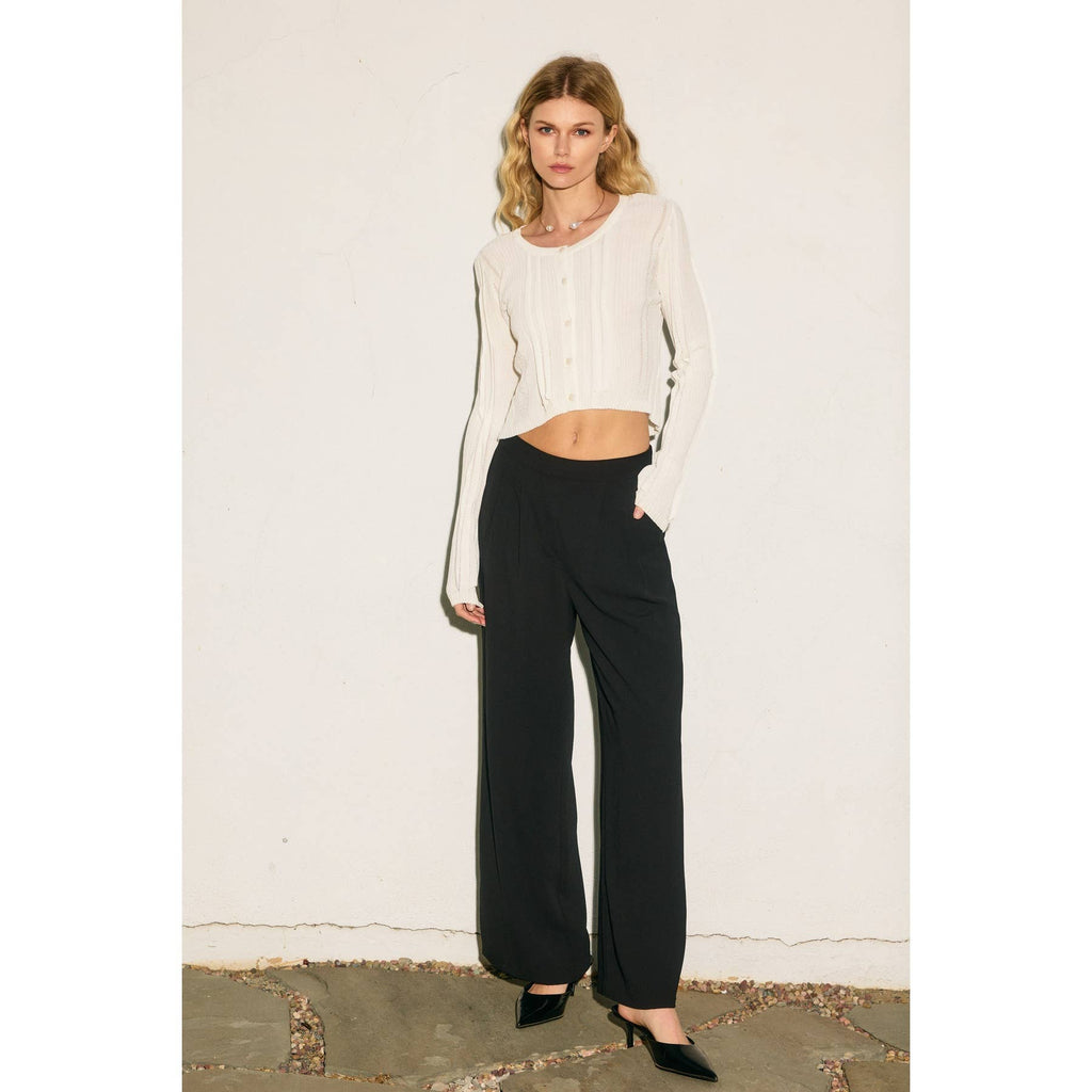Pull On Wide Leg Trousers (1)