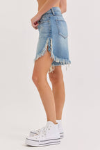 Mid Waisted Cut Off Shorts