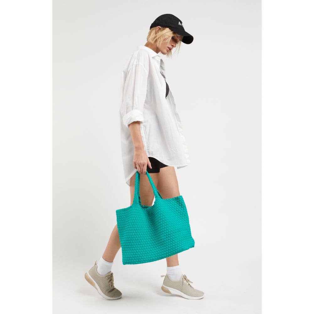 Sky's The Limit Large Woven Neoprene Tote