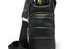 Black Vegan Leather HydroBag with strap bundle