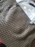 Grayish- Taupe Woven tote
