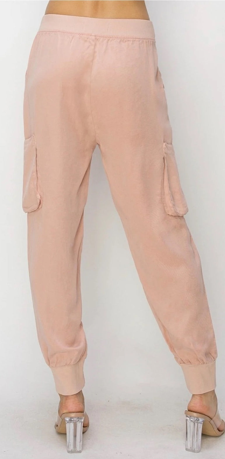 High Rise Cargo Jogger  Pants