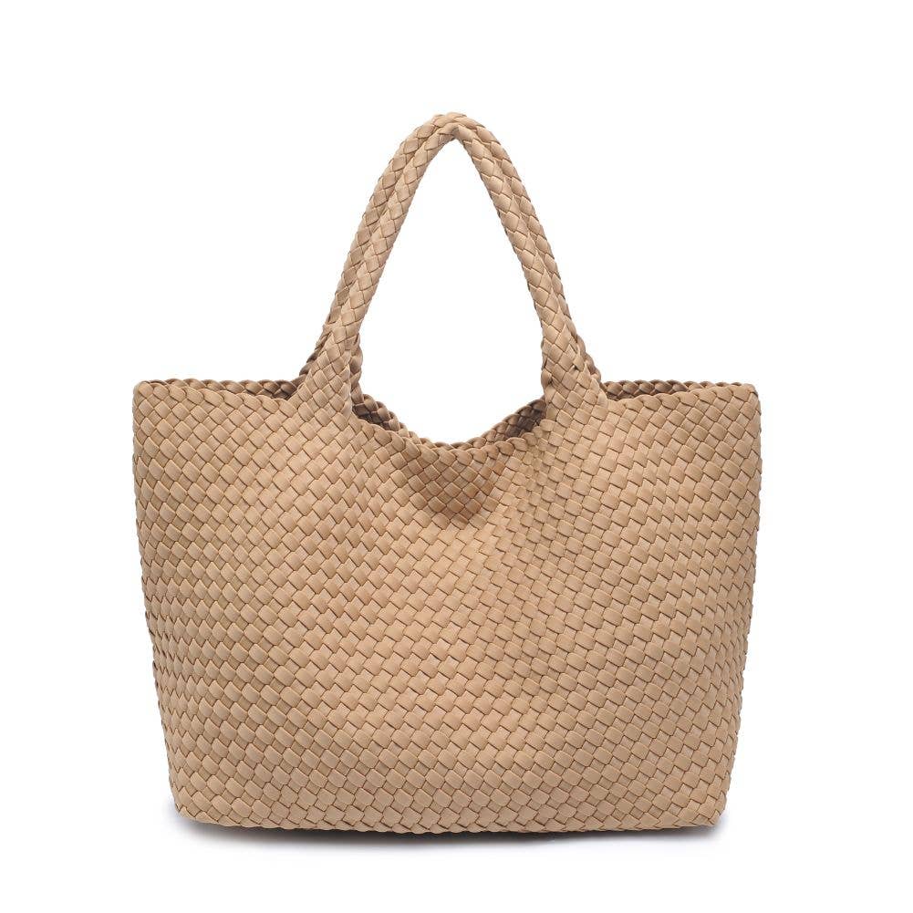 Sky's The Limit Large Woven Neoprene Tote