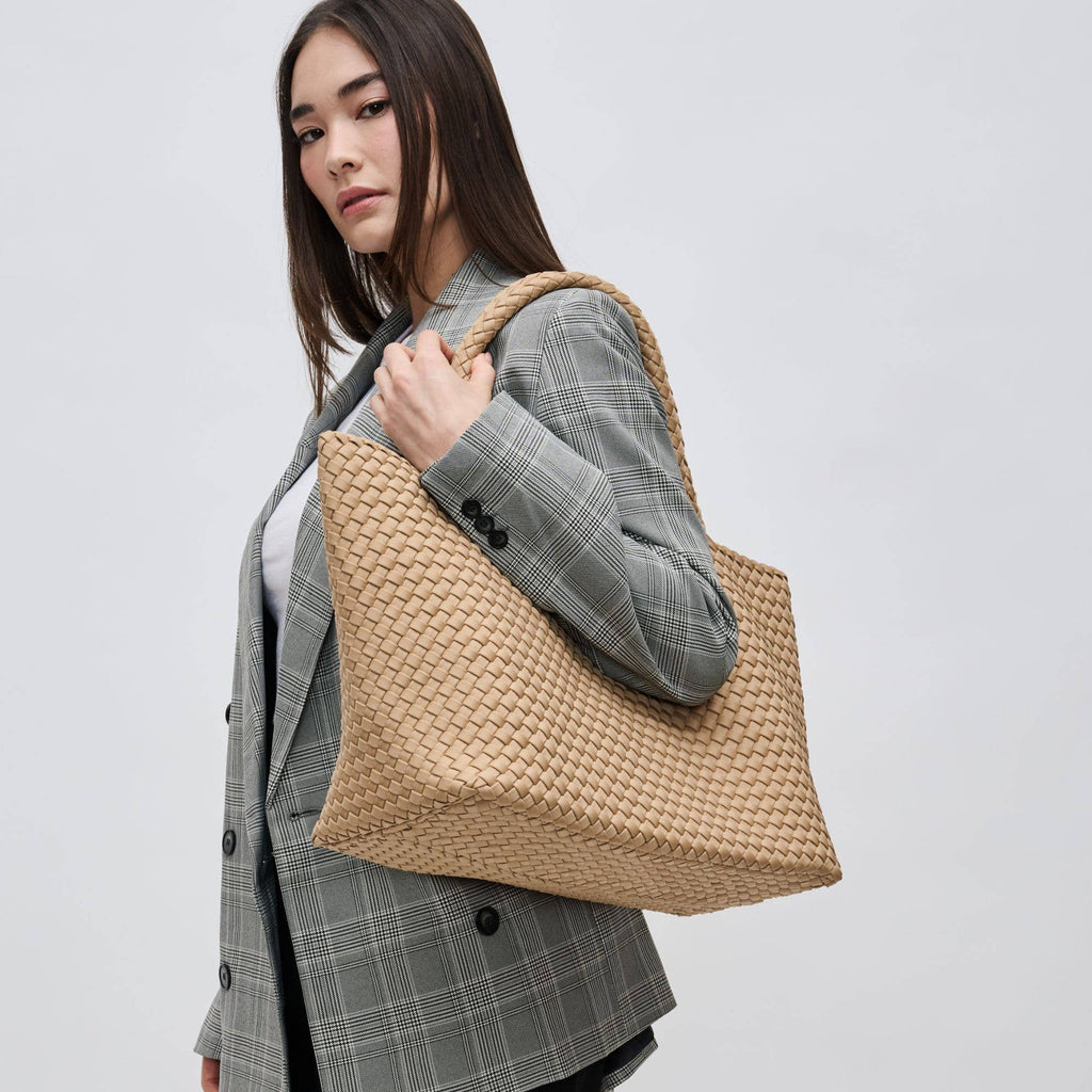 Sky's The Limit Large Woven Neoprene Tote