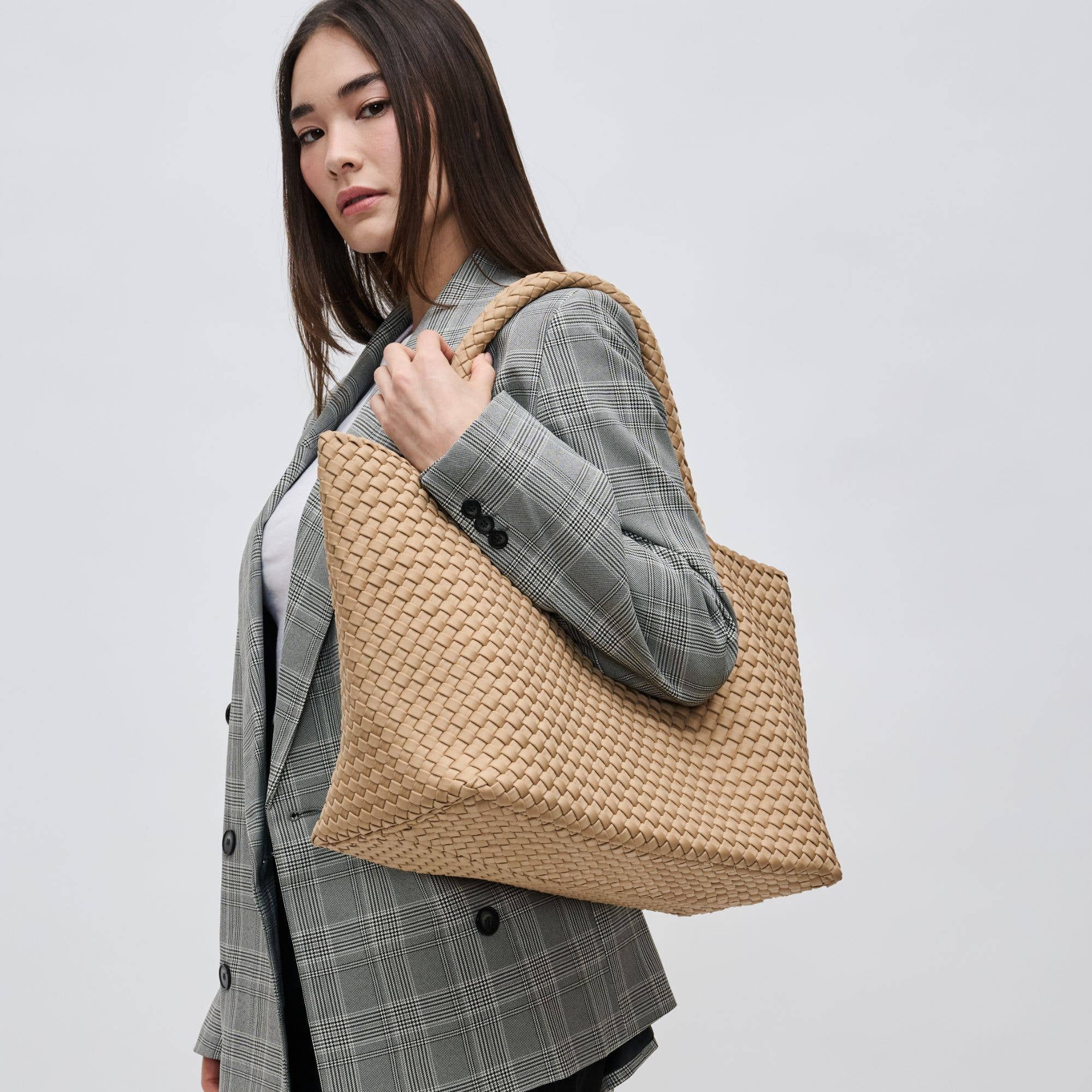Sky's The Limit Large Woven Neoprene Tote