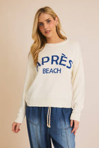 “APRES BEACH" LIGHT WEIGHT SWEATER