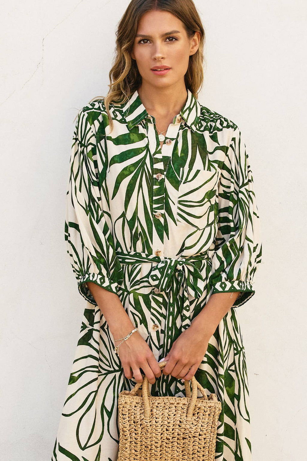 Take Me Away Longline Shirt Dress