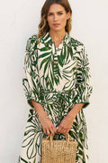 Take Me Away Longline Shirt Dress