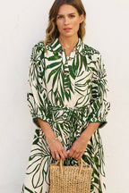 Take Me Away Longline Shirt Dress