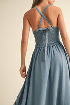 Handkerchief Soft Denim Dress