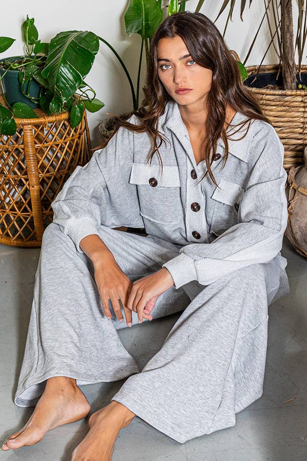 Oversize French Terry Jumpsuit