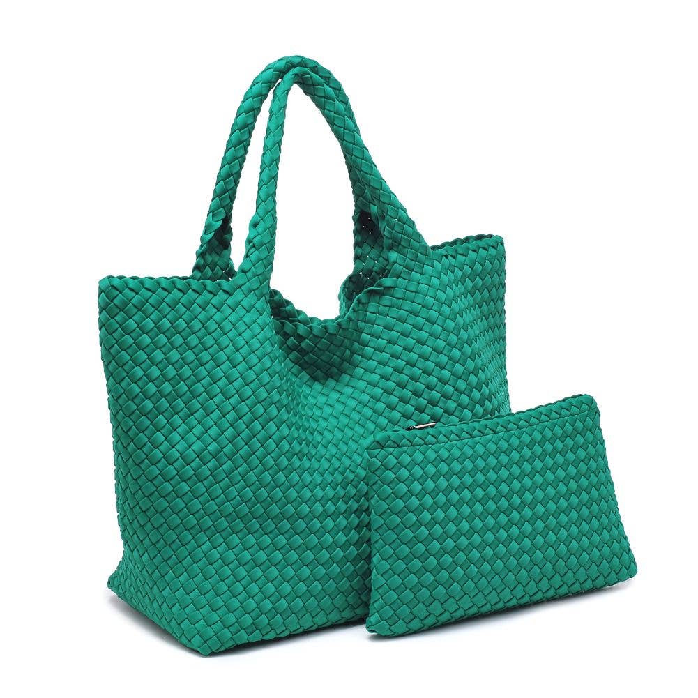 Sky's The Limit Large Woven Neoprene Tote