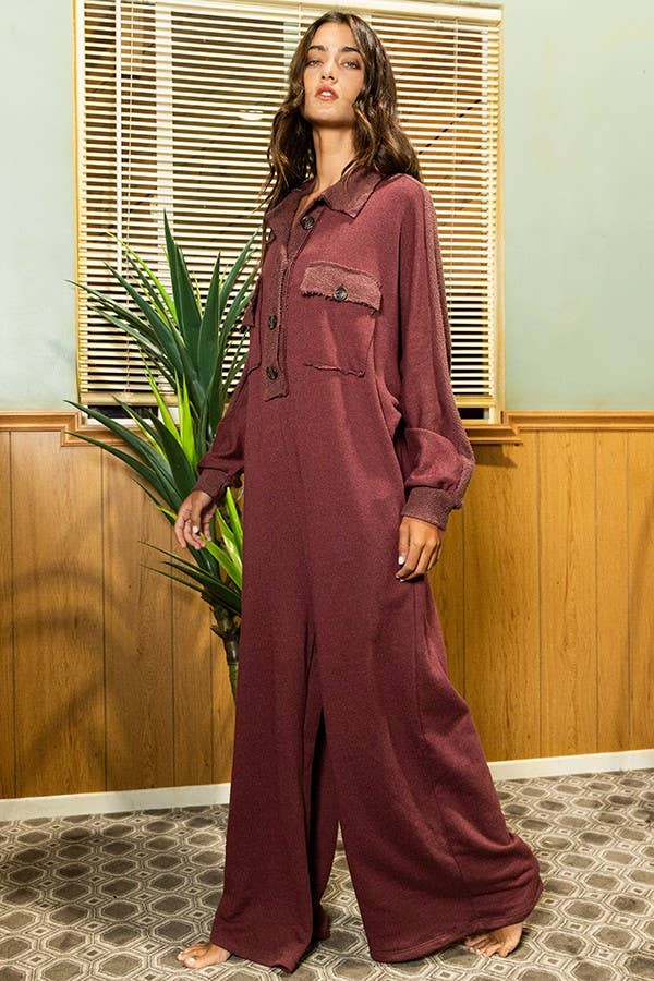 Oversize French Terry Jumpsuit
