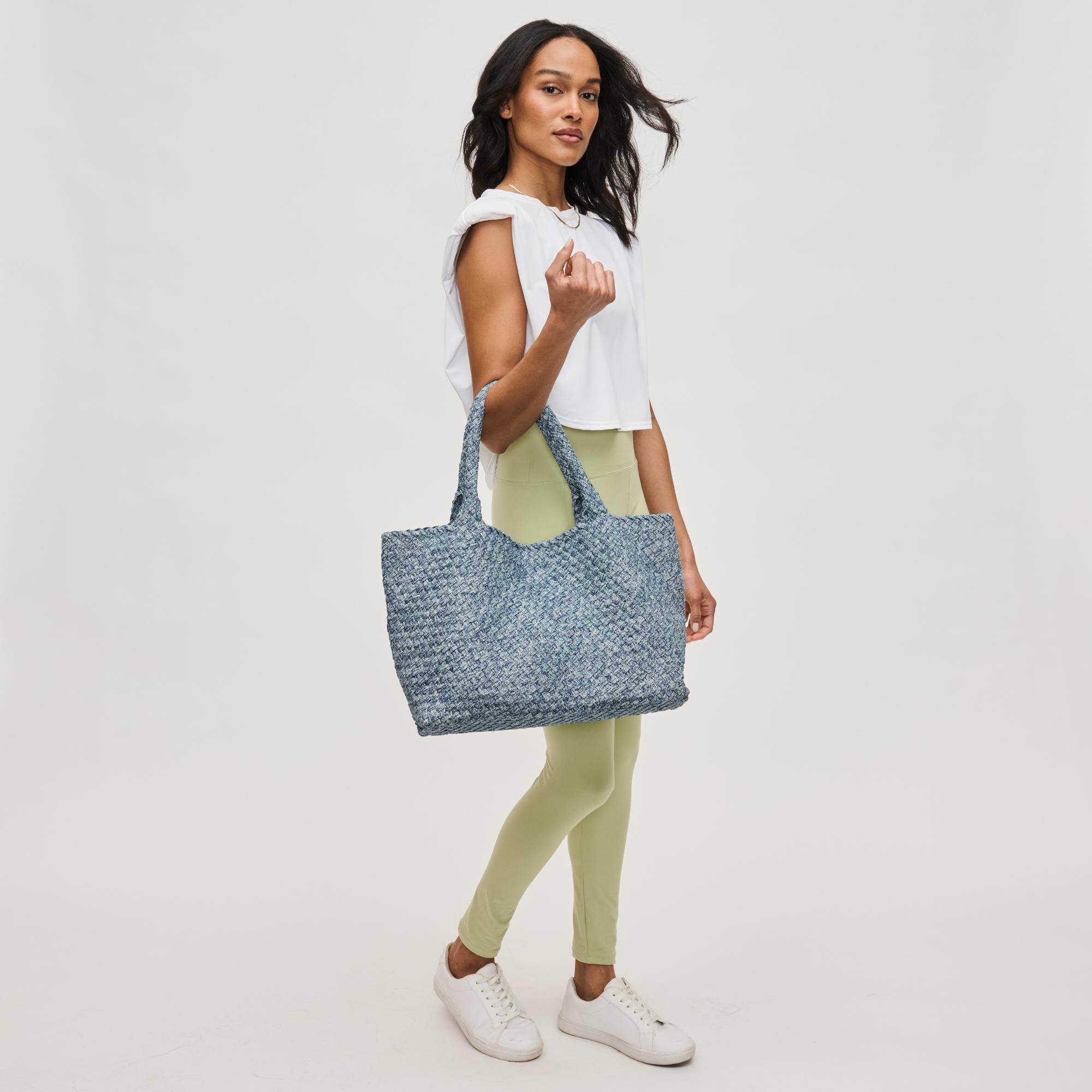 Sky's The Limit - Large Denim Tote