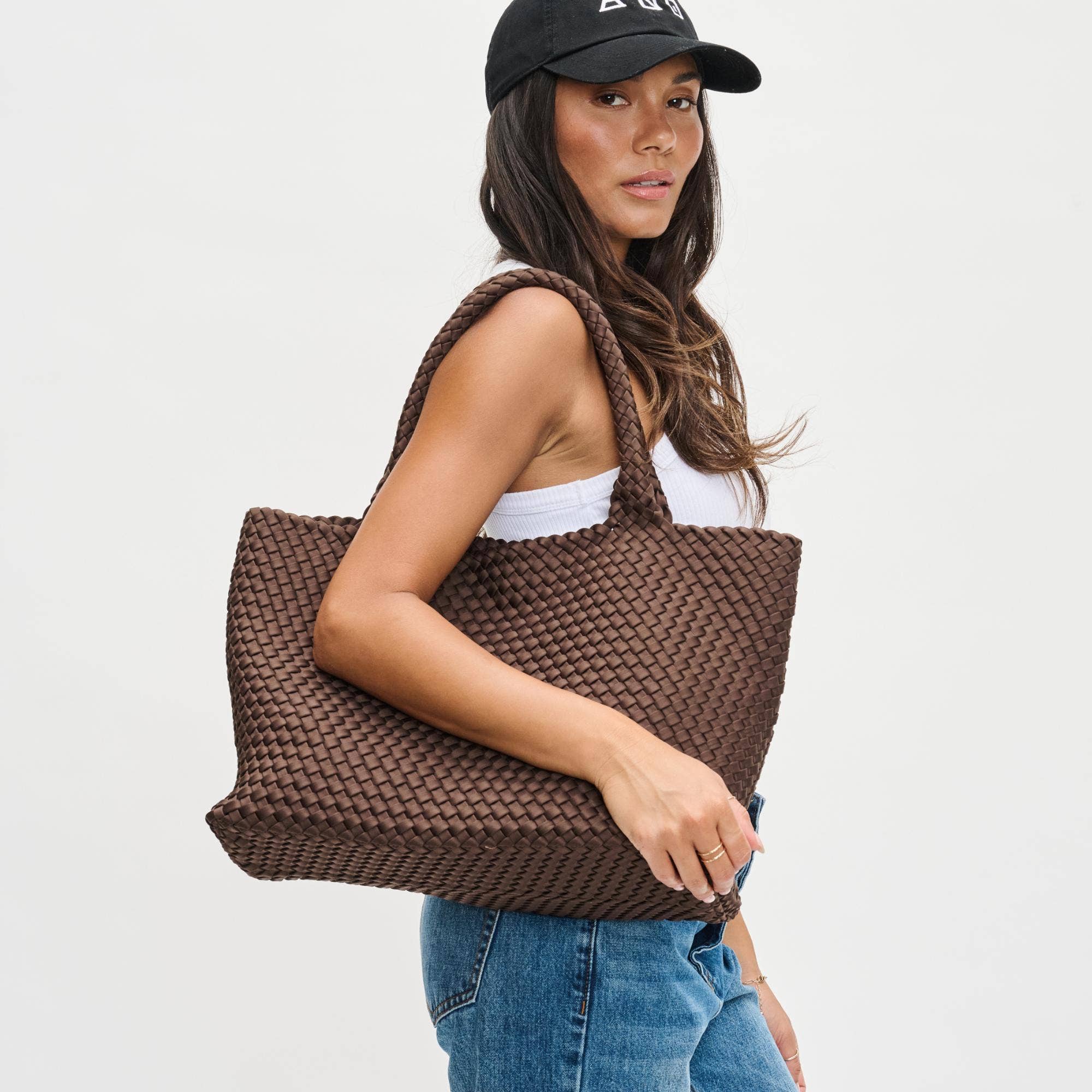 Sky's The Limit Large Woven Neoprene Tote