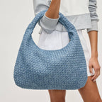Dare to Dream - Large Woven Denim Hobo