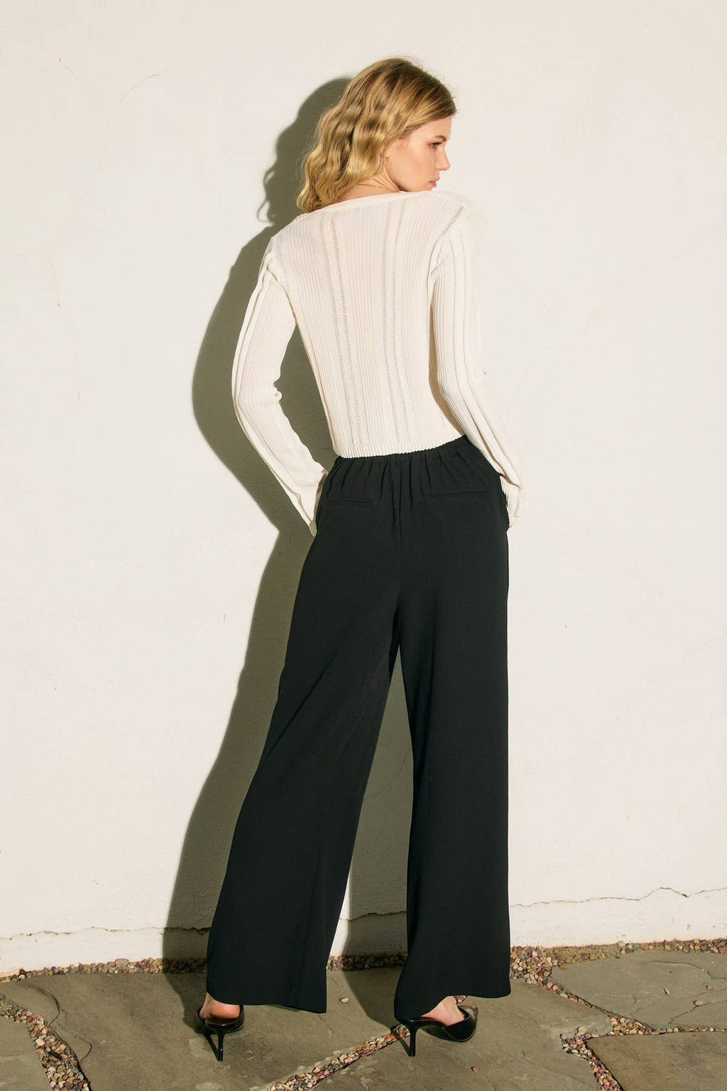 Pull On Wide Leg Trousers (1)
